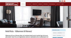 Desktop Screenshot of memoryhotel.se